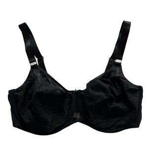 Chantelle Lace Underwire Bra Black Size 36DDDD